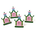 Chinoiserie Pagoda Napkin Rings, Set of 4