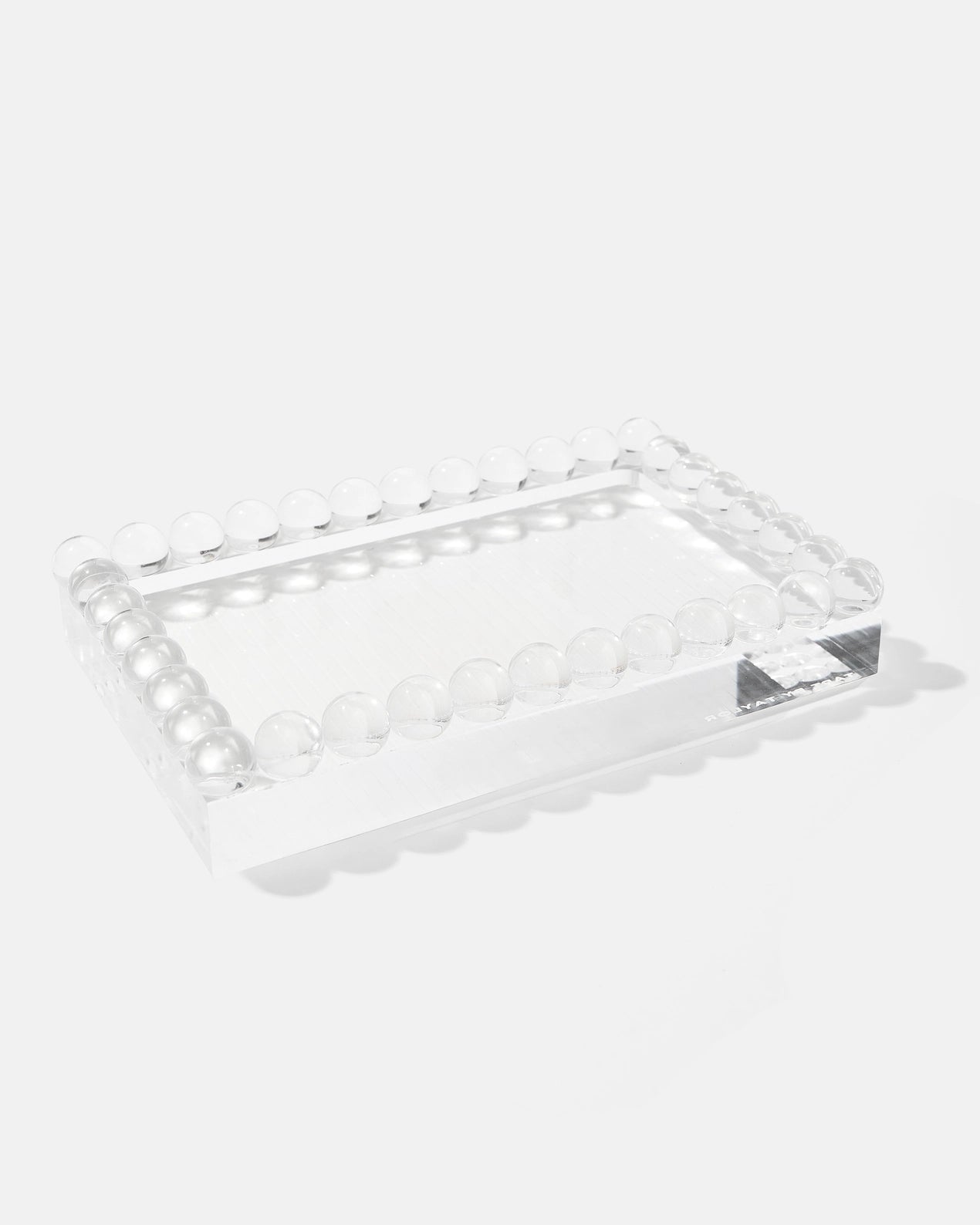 Medium Bubble Lucite Tray