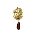 Triple Crown Brooch | Equestrian Elevated Brooch