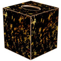 Tortoise Shell Tissue Box Cover | Decorative Wood Tissue Box Holder