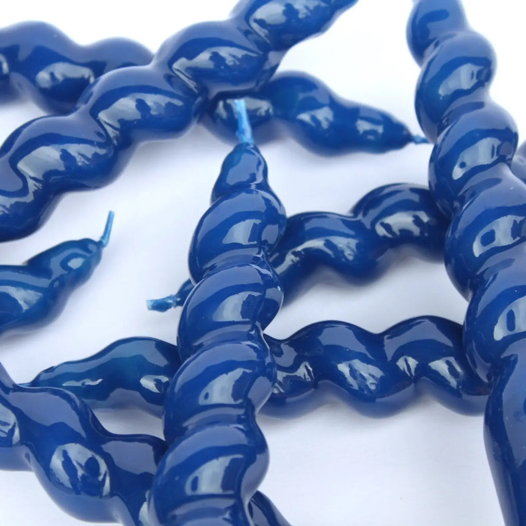 Spiral Taper Candles | 3 Pack | Navy