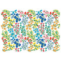 Fun Floral Bloom Scalloped Rectangular Paper Placemats