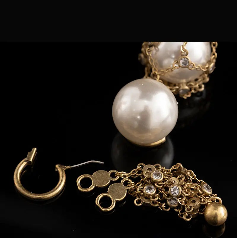 Vintage Style Premium Pearl Drop Earrings | Grandmillennial Jewelry