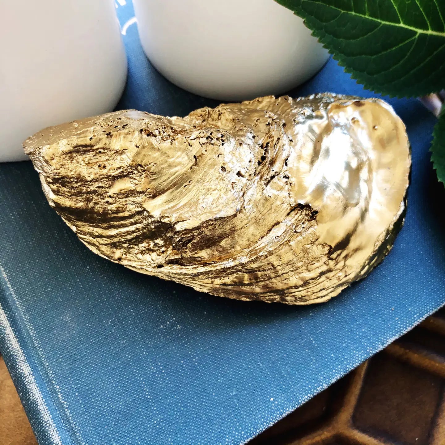Decoupage Oyster Dish | Lemons & Olives