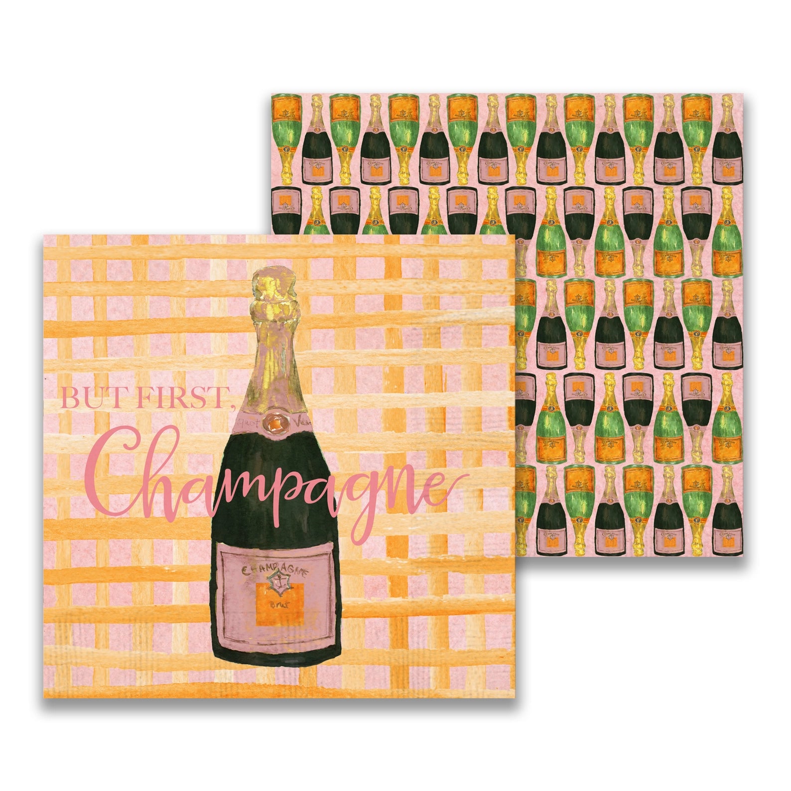 But First, Champagne Cocktail Napkins