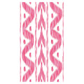 Pink Ikat Linen Feel Paper Napkins/Guest Towels
