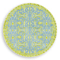 Blue & Chartreuse Chinoiserie Reversible Vinyl Placemat