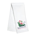 Prosec-Ho-Ho-Ho! Kitchen Towel | Vintage Christmas Kitchen Towel
