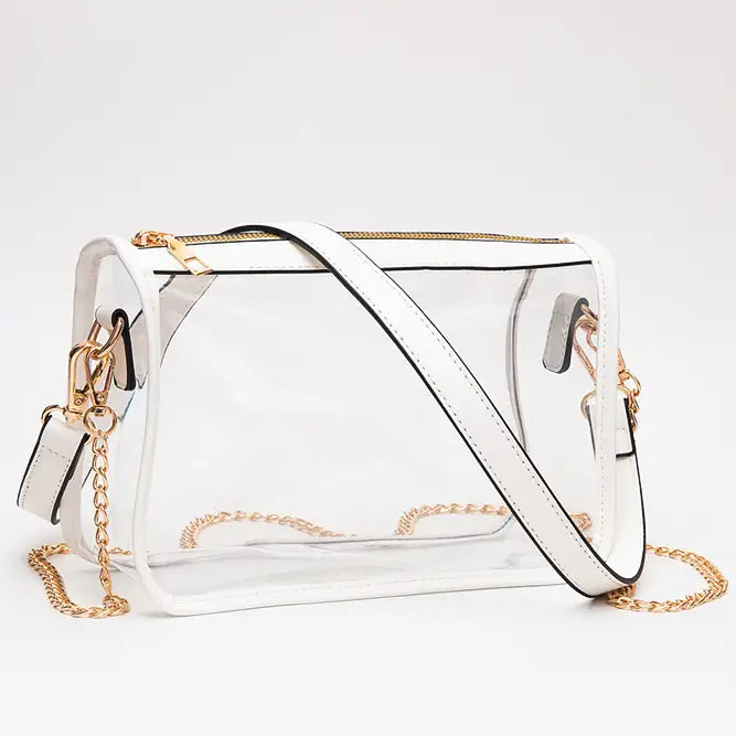 Clear Rectangle Stadium Concert Crossbody Bag