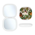 Flora Milan Butterfly Compact LED Mirror | Designer Floral Travel Mirror