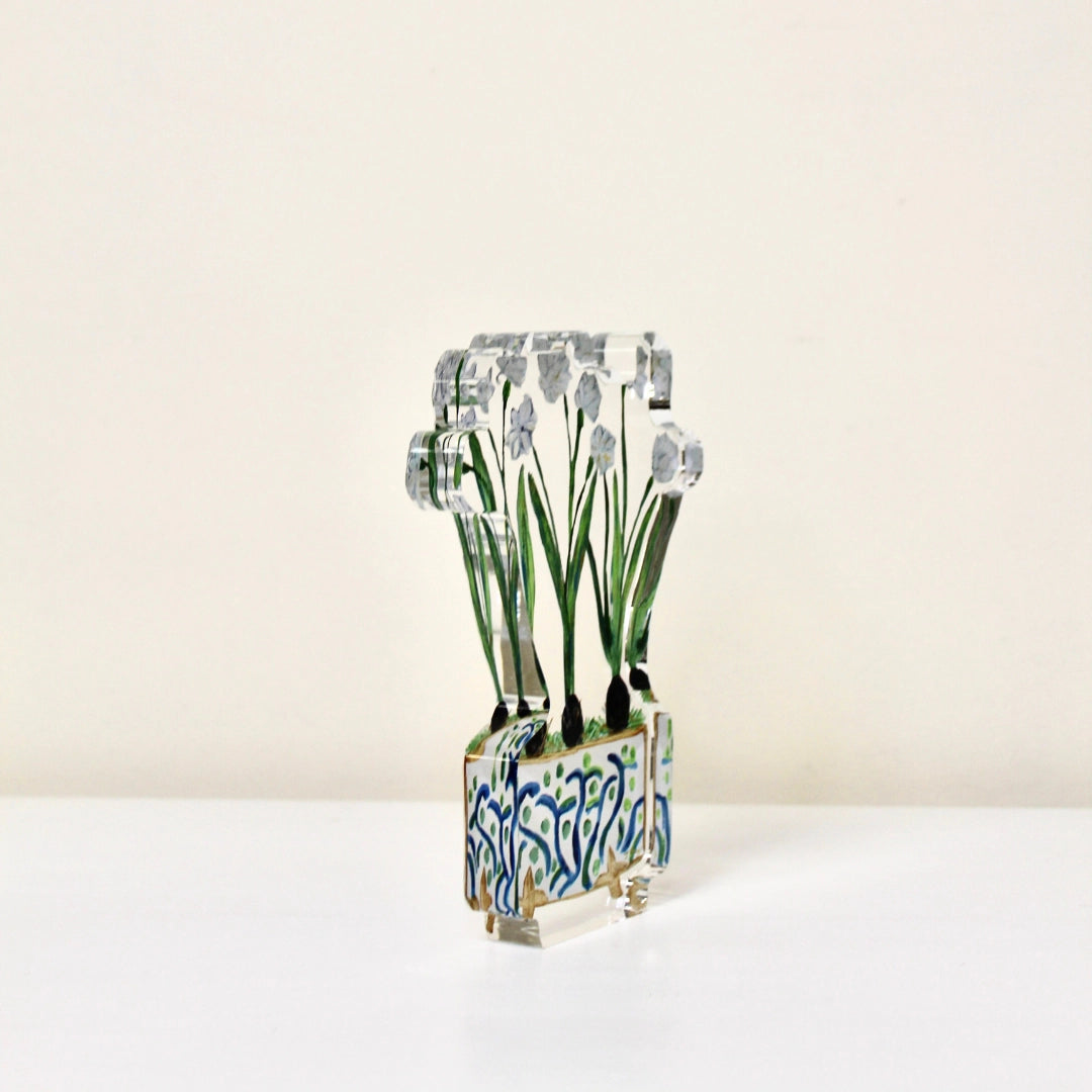 Fabulous Paperwhites Acrylic Art Block