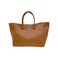 "The Madison" Faux Leather Tote Bag with Designer Sandal Charm