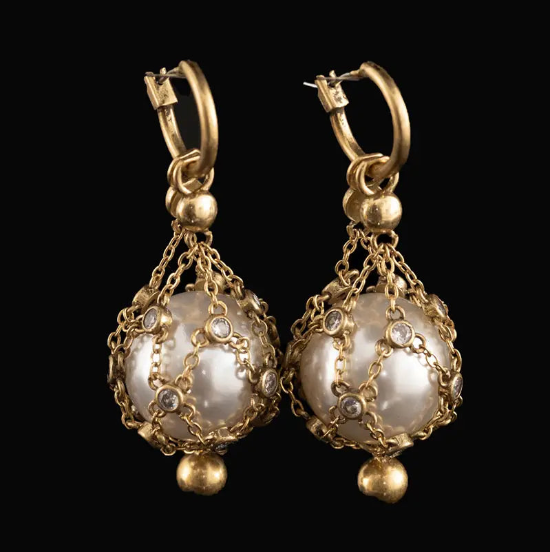 Vintage Style Premium Pearl Drop Earrings | Grandmillennial Jewelry