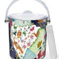 Tobacco Leaf Ice Bucket | Chinoiserie Wine & Champagne Ice Bucket