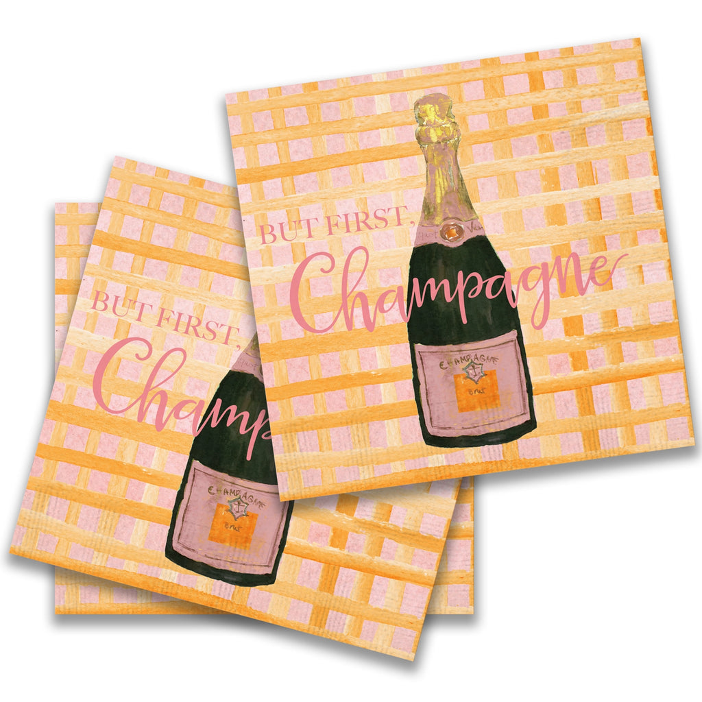 But First, Champagne Cocktail Napkins