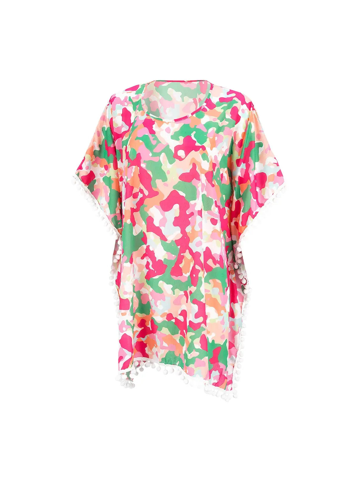 Tootie Fruity Pom-Pom Beach Cover Up