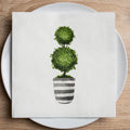 Preppy Cocktail Paper Napkins | Grandmillennial Cocktail Napkins