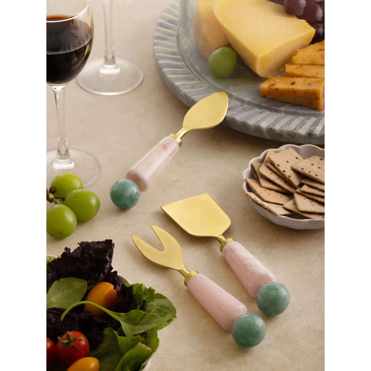Copenhagen Sculpted Cheese Knives Set
