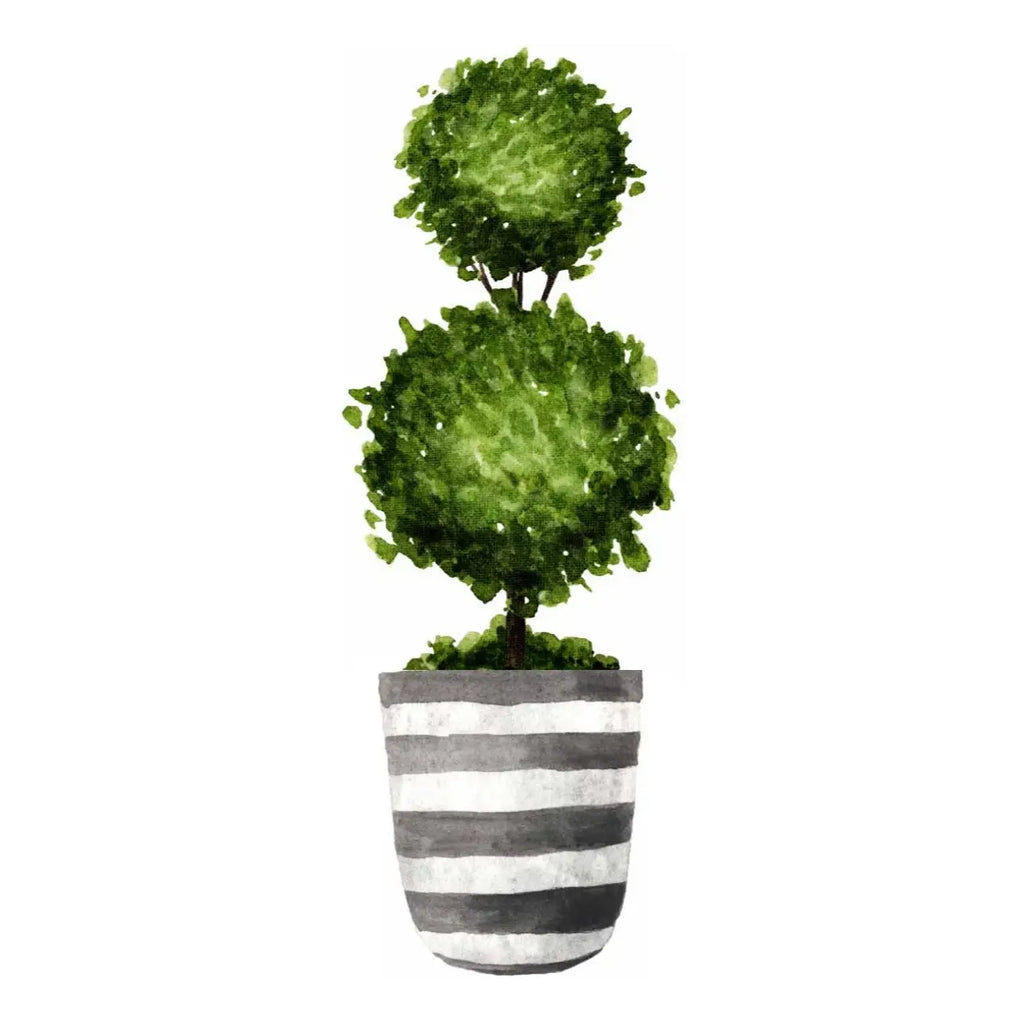 Preppy Topiary Guest Paper Towels | Grandmillennial Guest Paper Towels