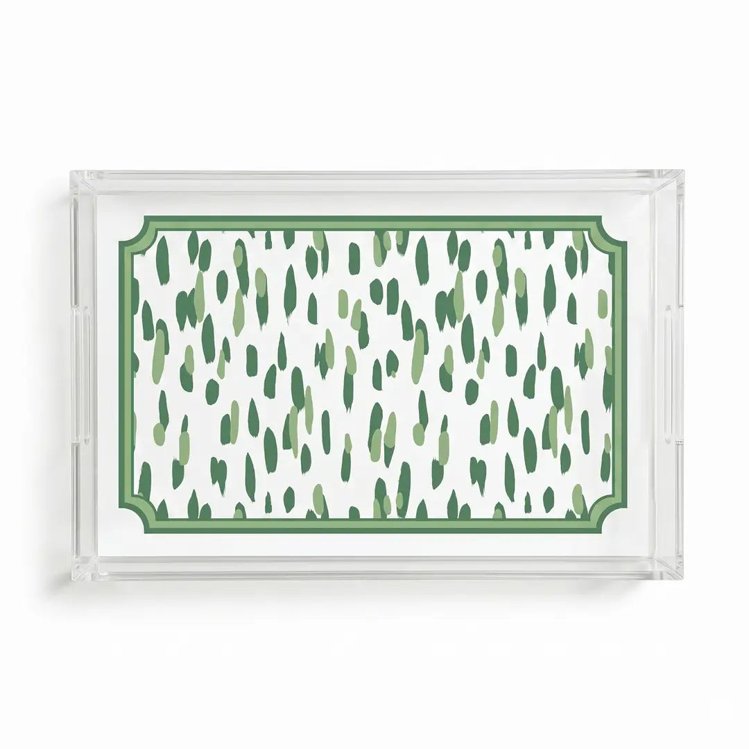 Club House Green Acrylic Tray