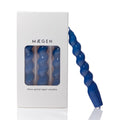Spiral Taper Candles | 3 Pack | Navy