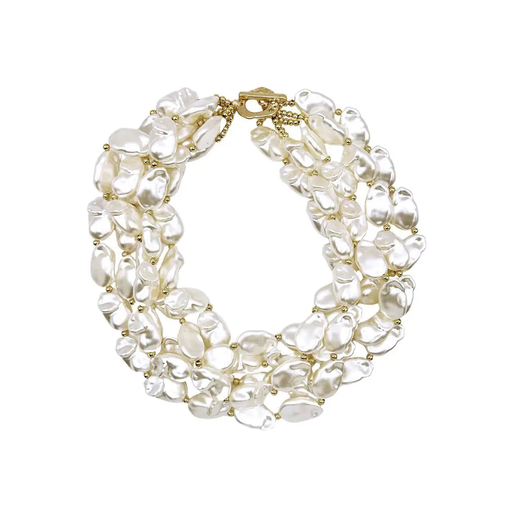 Five Strand Adele Necklace | Grandmillennial Statement Necklace