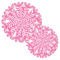Pink Floral Premium Paper Plate | Party Table Decor