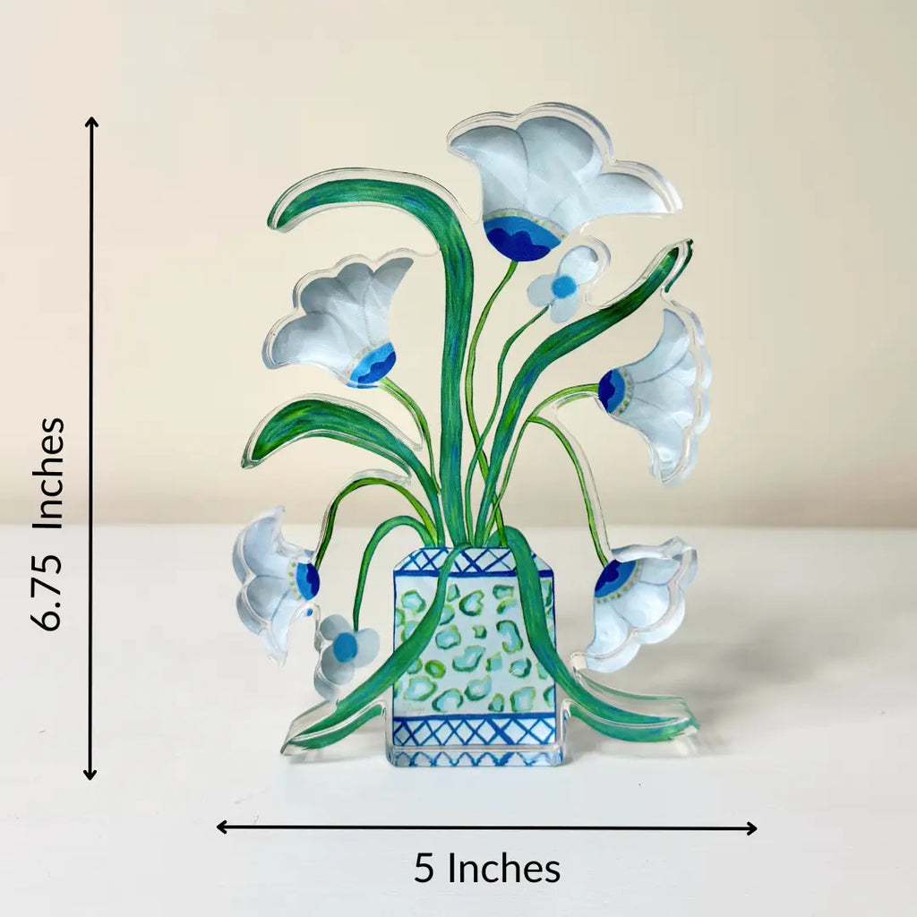 Beautiful Belle Fleurs Acrylic Block