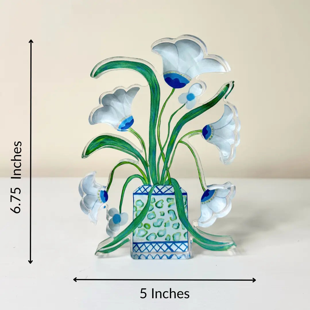 Beautiful Belle Fleurs Acrylic Block