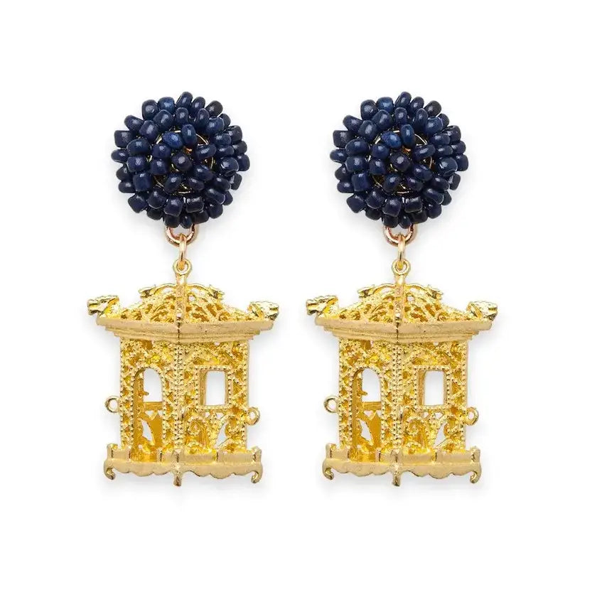 Seed Pagoda Earrings Multiple Colors Available
