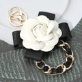 Bow & Rose Faux Leather Keychain & Bag Charm
