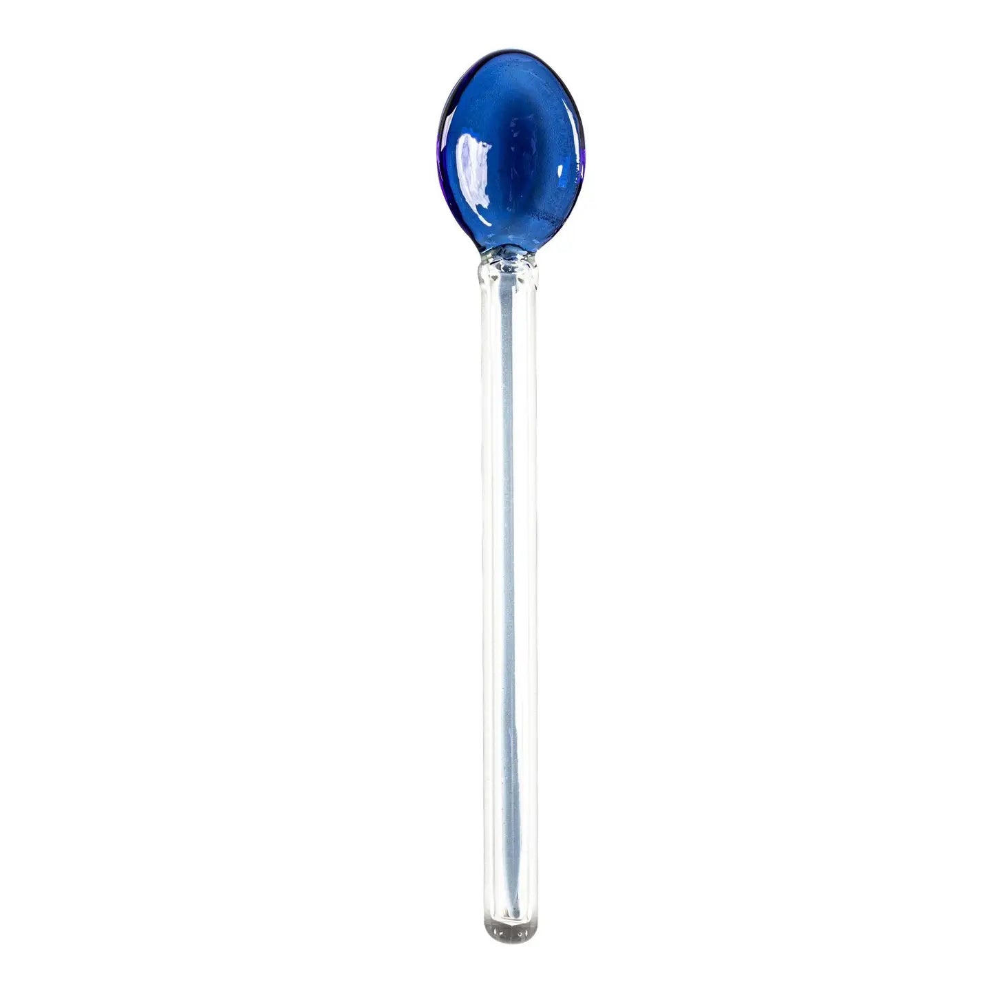Colorful Blue Candy Glass Spoon| Coffee & Dessert Stirrer