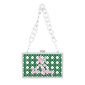 Custom Printed Clear Clutch - Meet Me On The Courts
