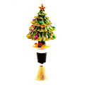 Christmas Tree Trinket Box Bottle Stopper with Display Stand | Elevated Holiday Barware