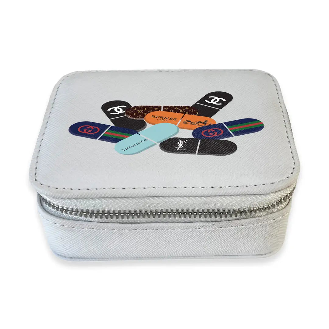 Designer Pills Travel Pill Case | Stylish Portable Pill Organizer