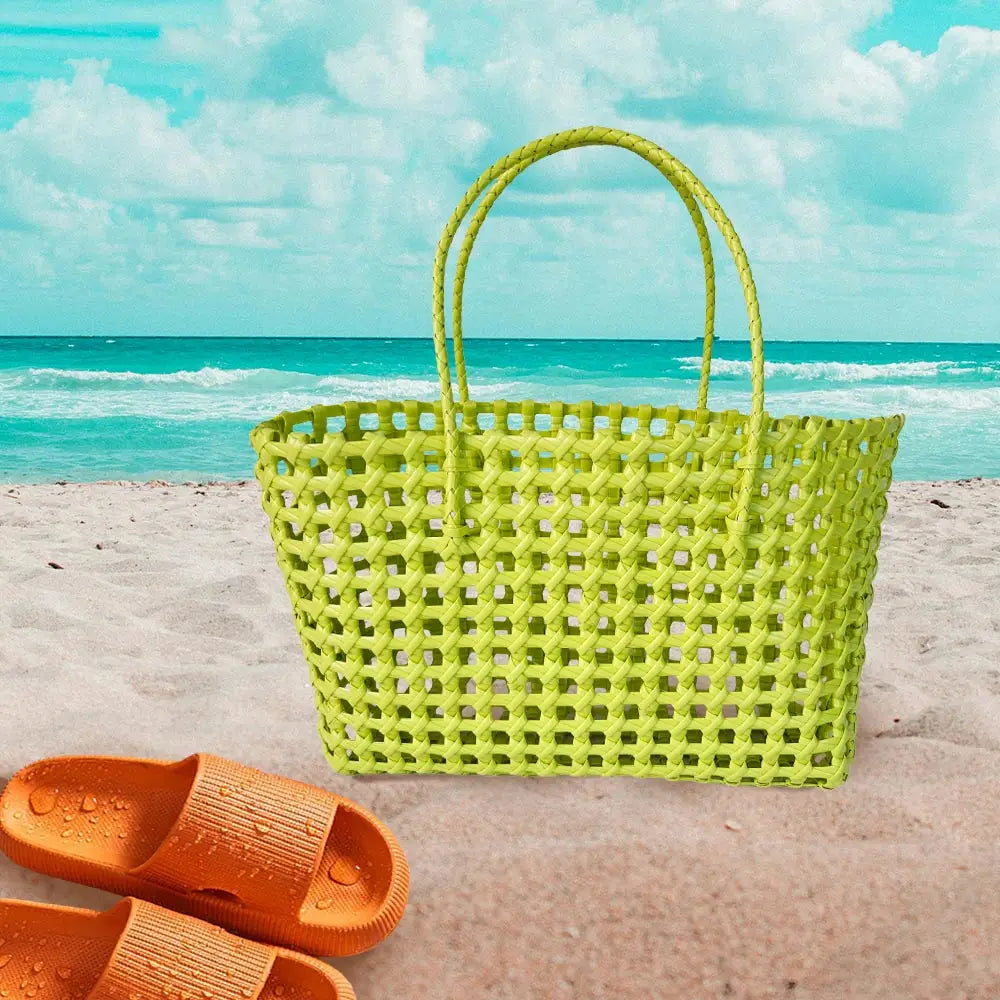 Green Jelly Tube Tote Bag