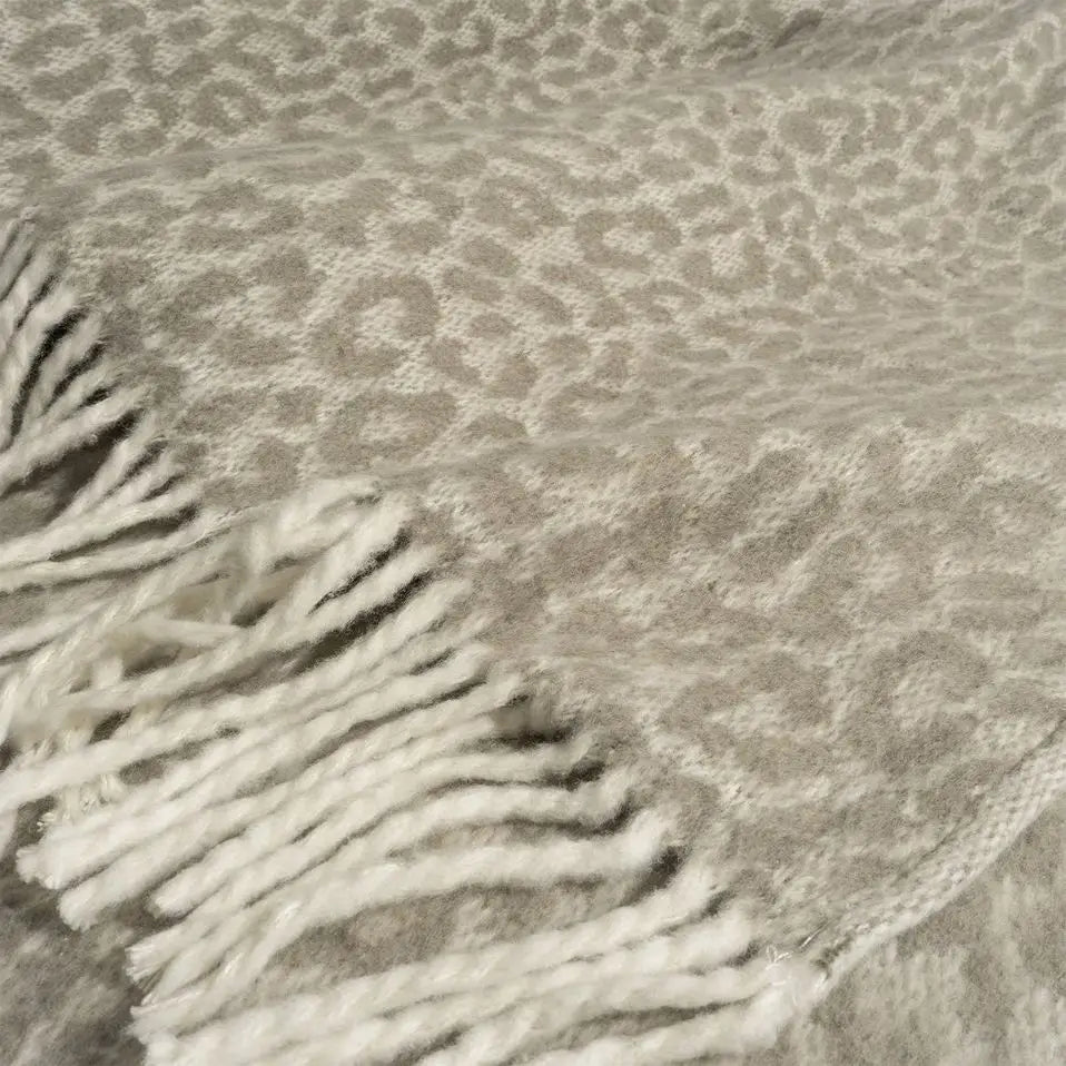 Karoo Brown Cotton-Blend Throw Blanket 50" x 60"