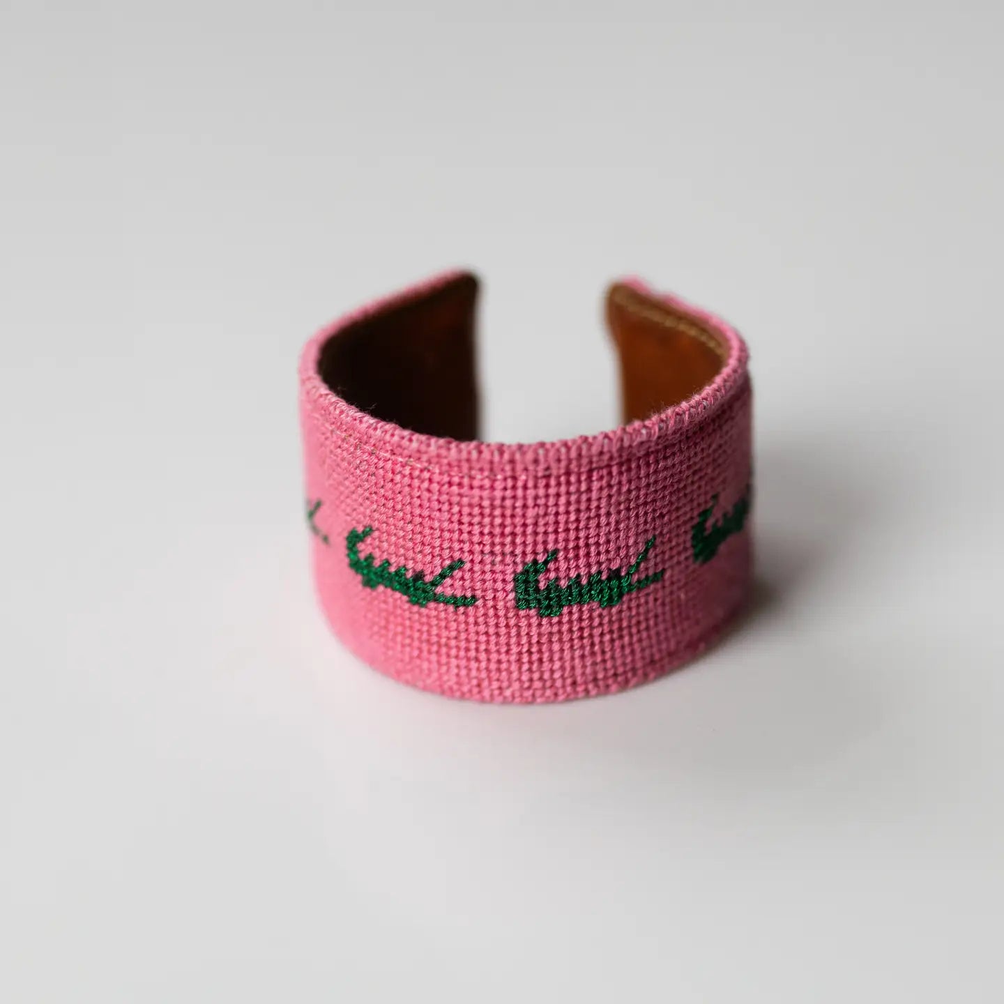 Later Gator Needlepoint Cuff Bracelet - Pre-Order