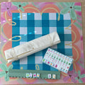 The Floral & Checkered Mahjong Mat | Colorful Mahjong Game Mat for Entertaining & Game Nights | The Posh Pagoda by K Willis Interiors