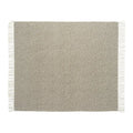 Karoo Brown Cotton-Blend Throw Blanket 50" x 60"