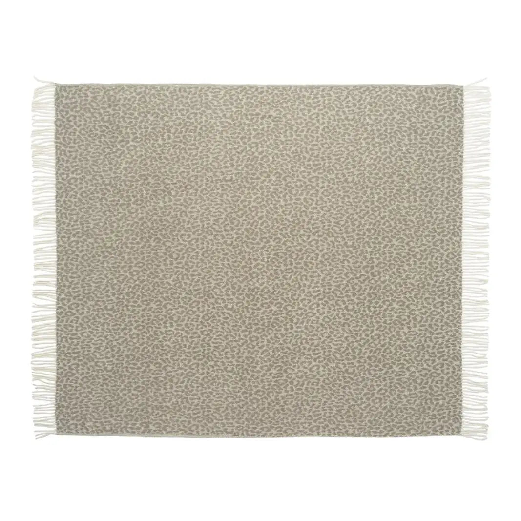 Karoo Brown Cotton-Blend Throw Blanket 50" x 60"