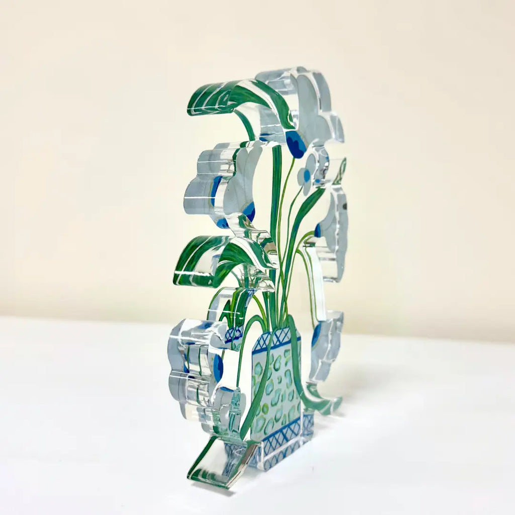 Beautiful Belle Fleurs Acrylic Block