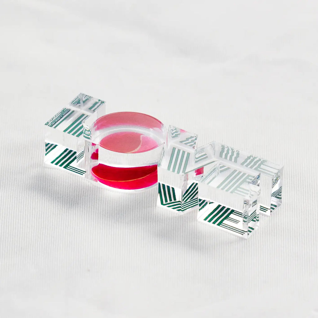 Tennis Love Acrylic Napkin Weight