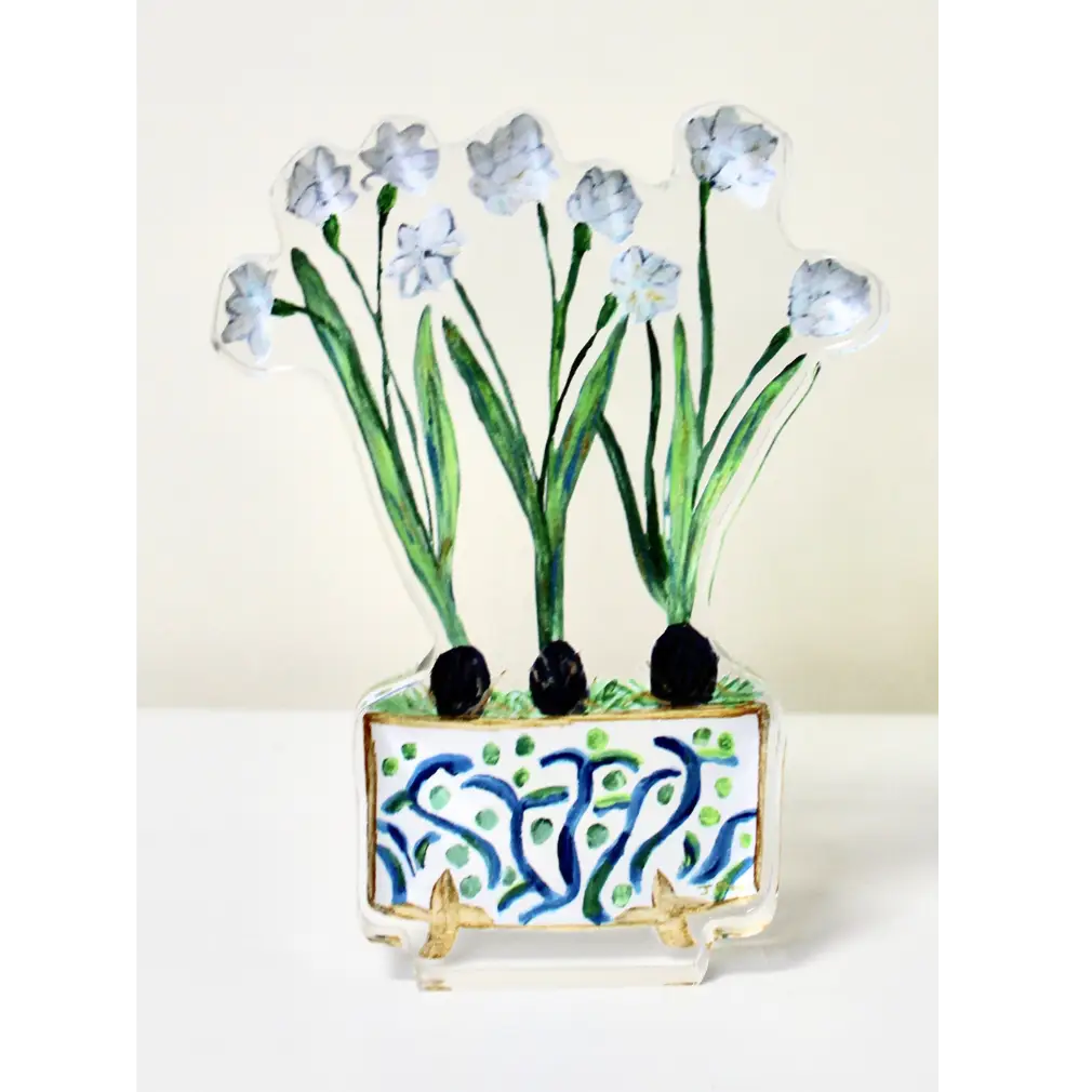 Fabulous Paperwhites Acrylic Art Block