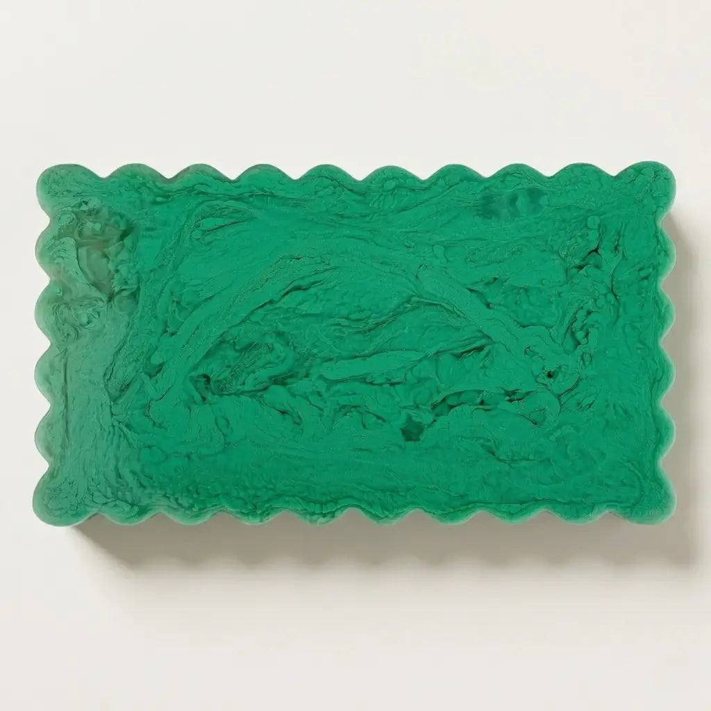 Scallop Rectangular Resin Cheese Board
