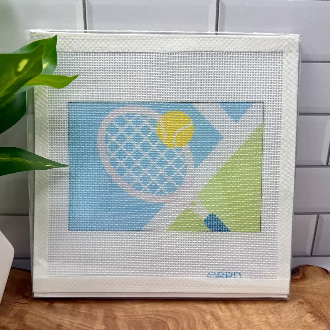 Tennis Needlepoint Kit | DIY Embroidery & Needlepoint Kit for Tennis Lovers