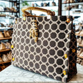 Rhinestone Tiger Brooch Handbag | Luxury Statement Handbag