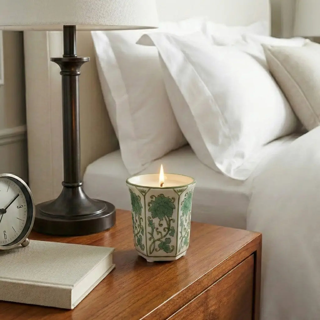 Lemon-Verbena Soy Wax Candle | Grandmillennial Scented Candles