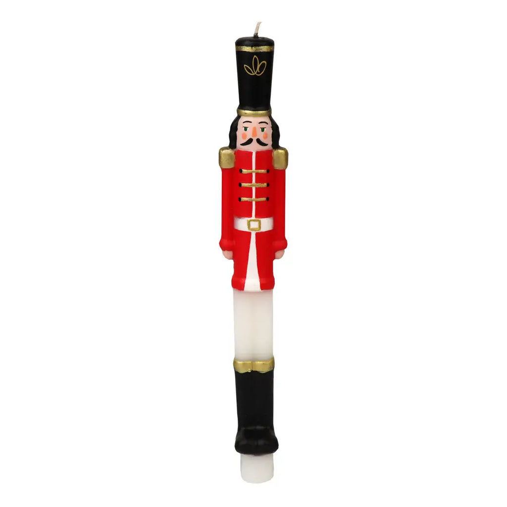 Set of 9" Nutcracker Christmas Candles | Traditional Christmas Home Decor