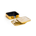 Leopard Print Coasters | Preppy Glam Entertaining Decor - Set of 4